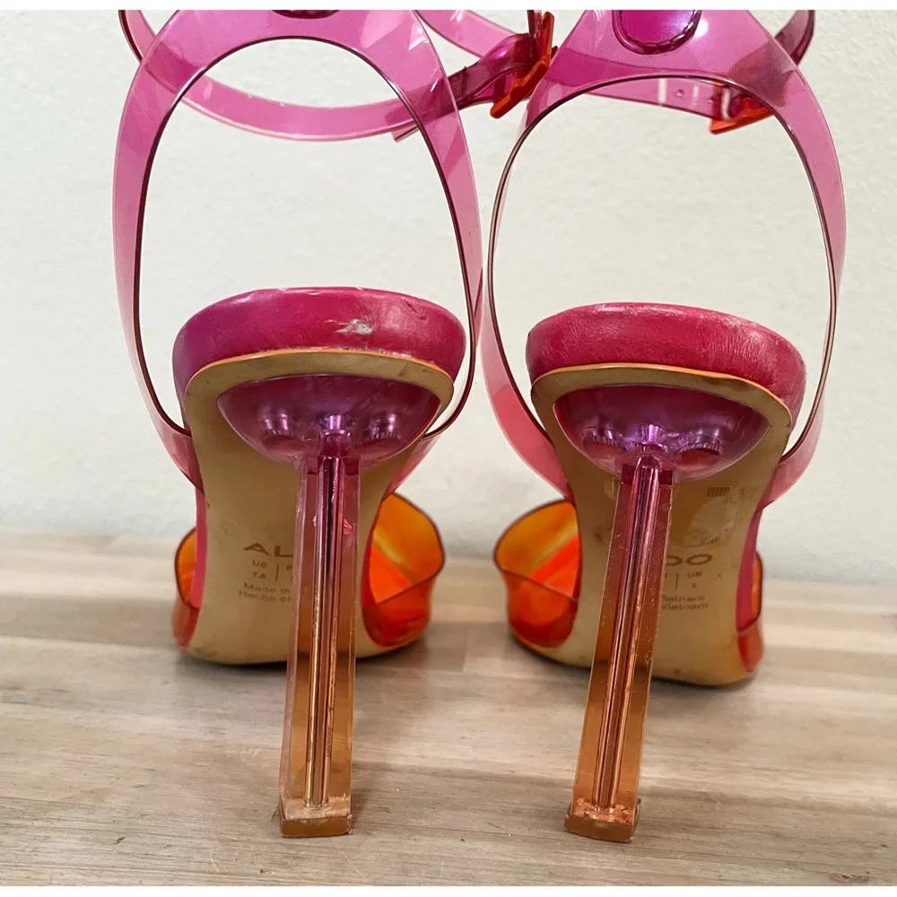 Aldo Size 7.5 Solara Strappy Heels - Picture 6 of 9